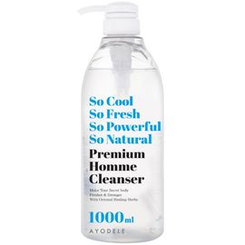 [AYODEL] So Cool So Fresh Premium Homme Cleanser _ 1000ml, Men's Cleanser, 7 Herbal Ingredients, Smegma Clean _ Made in KOREA